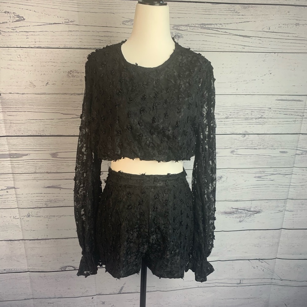 Fashion Nova 2pc Night Out Short Set